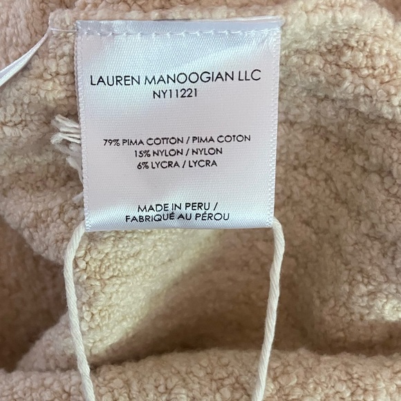 Lauren Manoogian Cotton Crewneck Cardigan *NWT*, Size Large - Picture 9 of 11